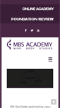 Mobile Screenshot of mbsacademy.org
